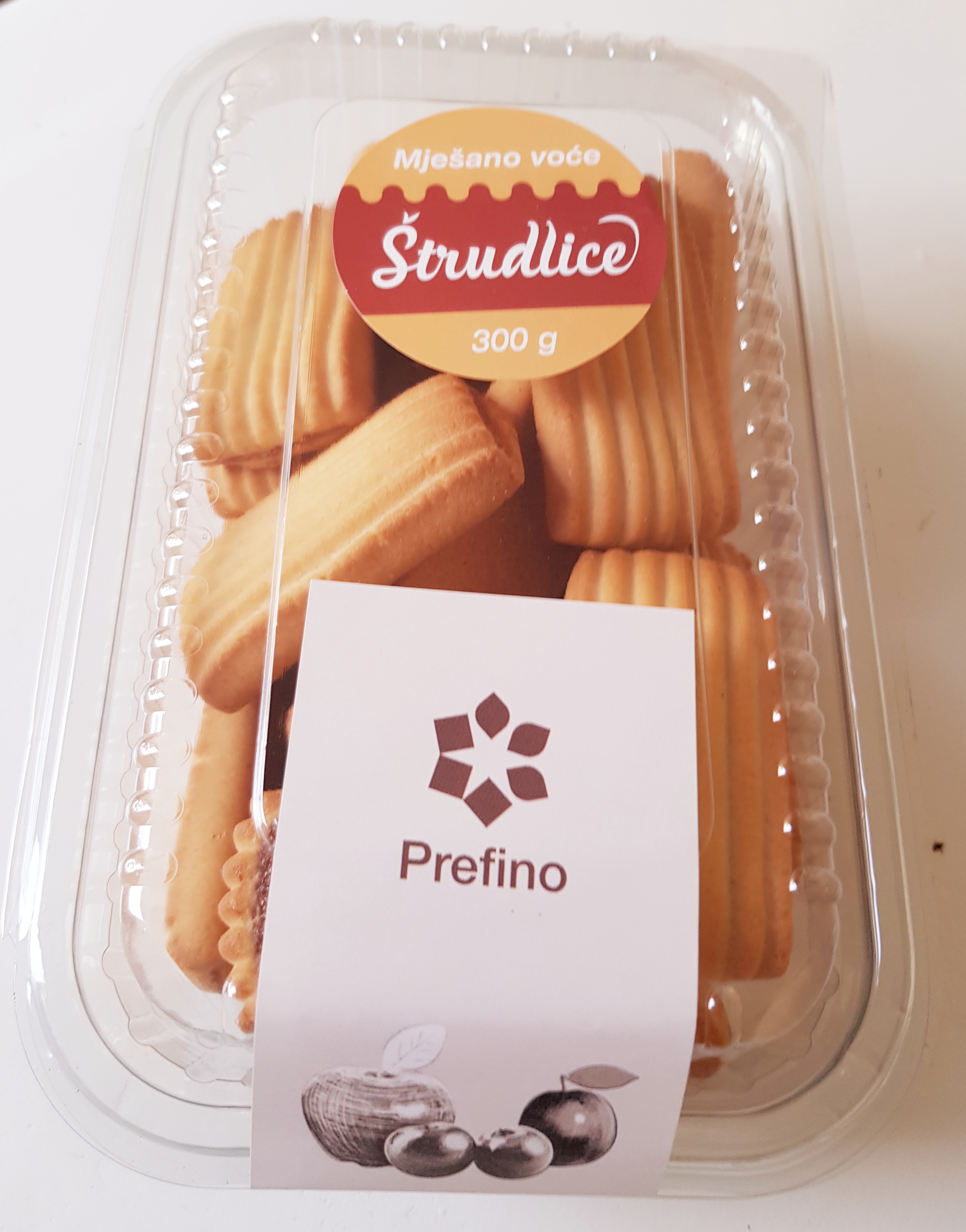 Štrudlice mješano voće Prefino 300g Štrudlice mješano voće Prefino 300g